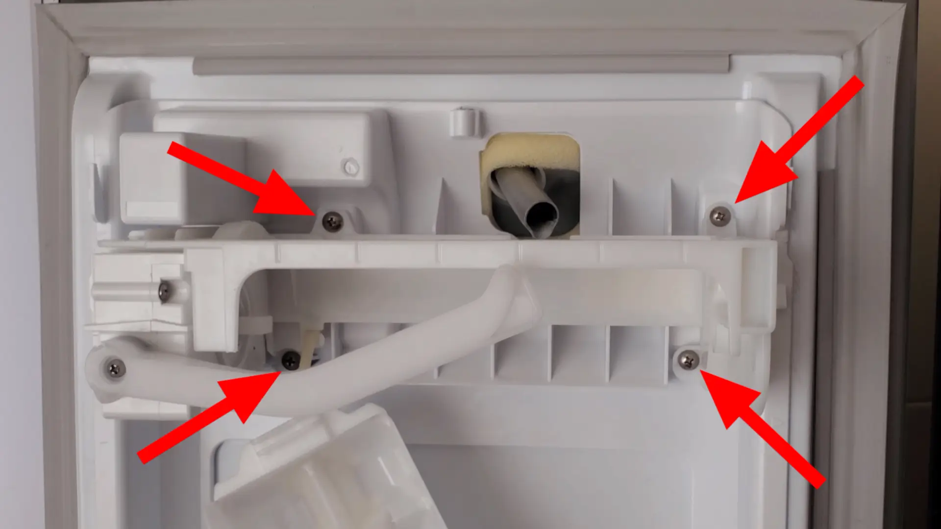 detaching the ice tray