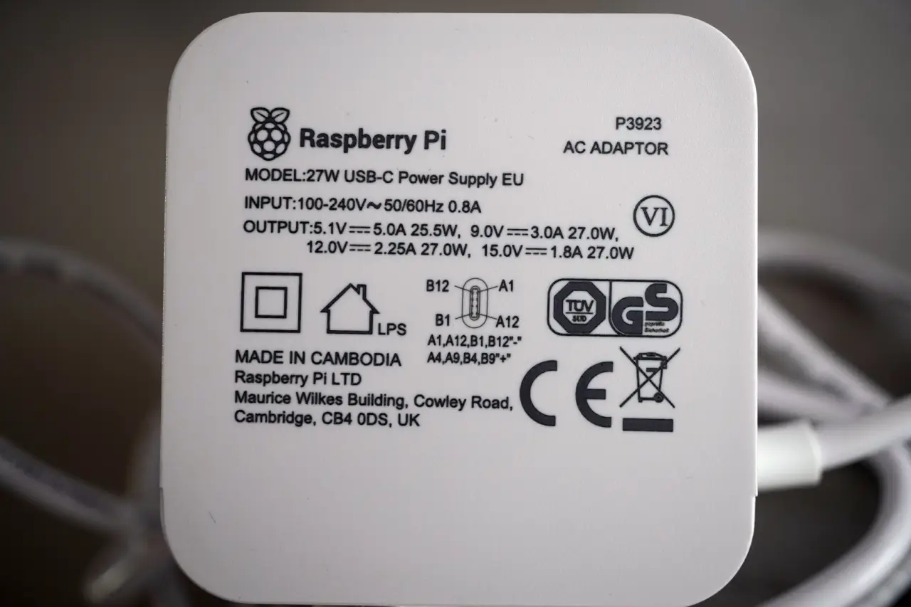 27W USB-C PowerSupply EU - specification
