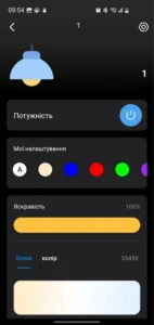 Tapo Android Bulb Settings