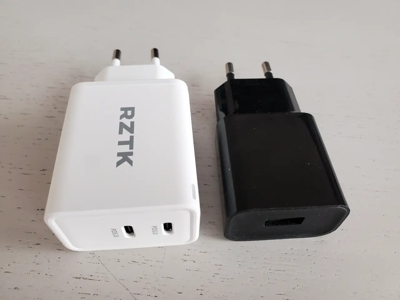 GaN dimensions comparison