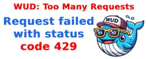 Error Request failed with status code 429 when checking for WUD updates