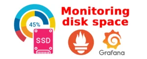 Monitoring disk space in Grafana