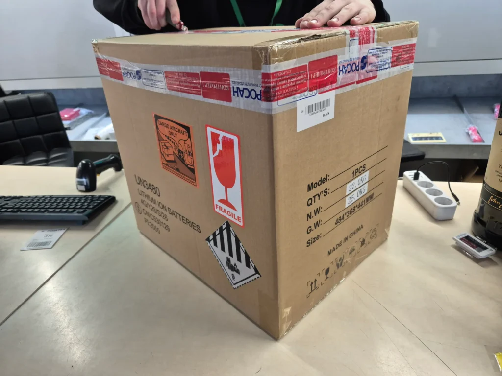 Receive new Fossibot for RMA program