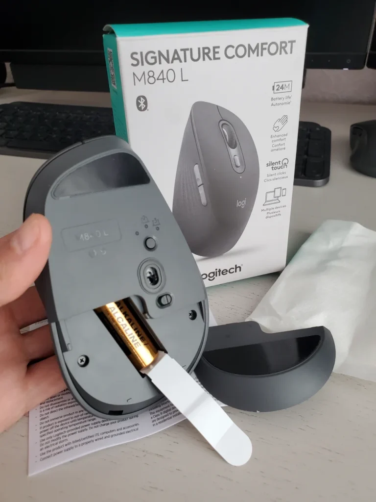 No section for Logi Bolt - Logitech Signature Comfort M840 L