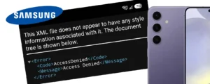One UI 9 XML Error for Samsuing S24